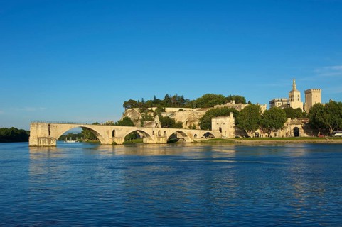 Pont Saint-Benezet bridge over the Rhone River
