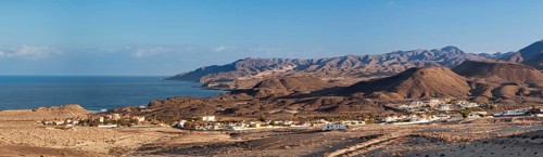 Village of La Pared with the Betancuria Massif