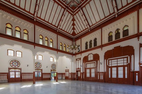 Historic waiting room in Sirkeci Railway Station