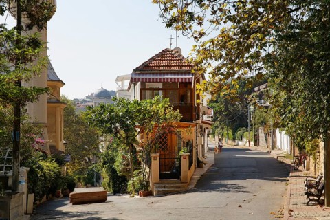 Residential street in Burgazada