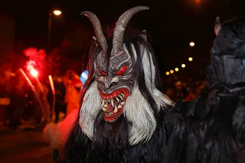 Perchten or Krampus