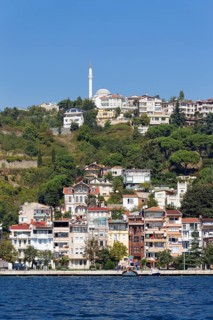 View from the Bosphorus towards the Sariyer district