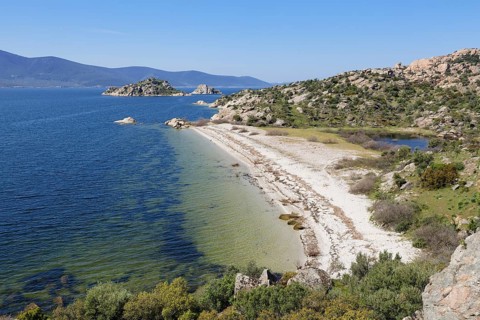 Lake Bafa with Ikizce Island