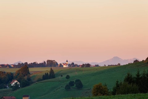 Landscape in the Alpine Foreland