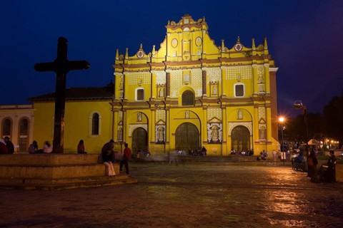 Cathedral at night
