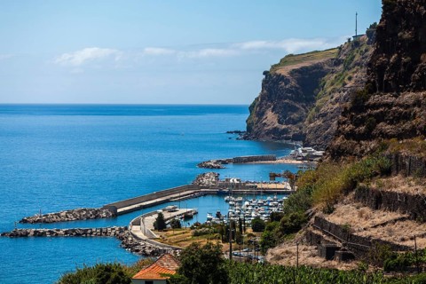 The harbour of Calheta