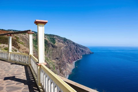 Cliff coast near Ponta do Pargo