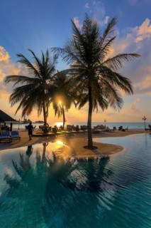 Pool area of Paradise Island