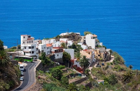 Village of Almáciga at Playa de Roque de las Bodegas beach