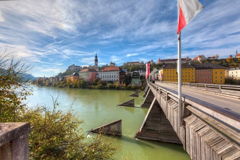 Burghausen on the Salzach River