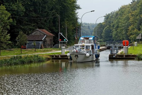 Houseboat on the Canal des Vosges