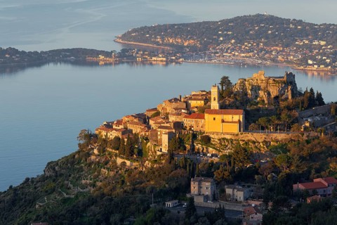 View over Èze