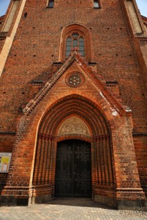Entrance of St. Mary's parish church