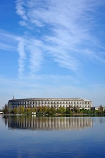 Complete view of the former unfinished Congress Hall of the NSDAP 1933-1945