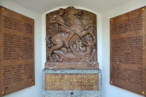 Relief of St. George slaying the Dragon