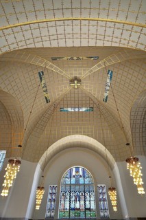 Stained glass windows by the artist Koloman Moser