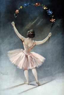 Dancing Girl with Flowers