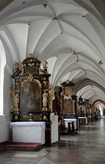Side aisle vault in Oliwa Cathedral