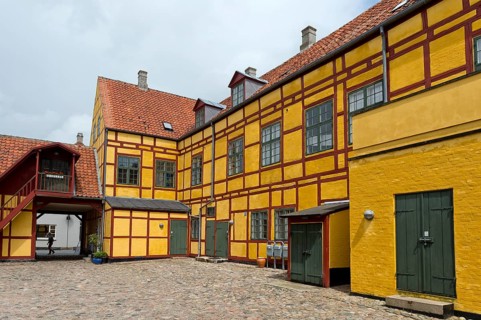 Half-timbered houses