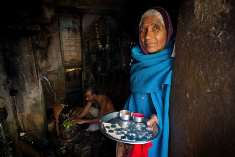 Plate full of rupees