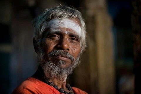 Sadhu or wandering ascetic Meenakshi Amman Temple or Sri Meenakshi Sundareswarar Temple