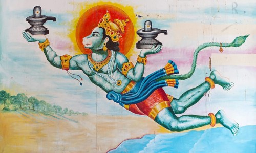 Flying Hanuman