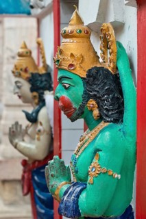 Statue of the monkey god Hanuman