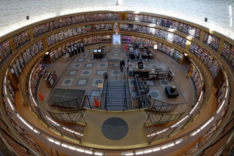 Stockholm City Library or Stadsbiblioteket