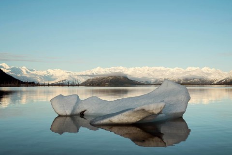 Floating iceberg