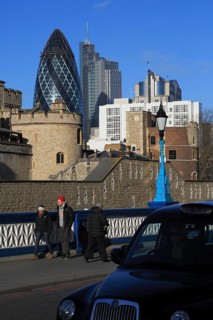 The Tower of London in front of Abbey Business Centre