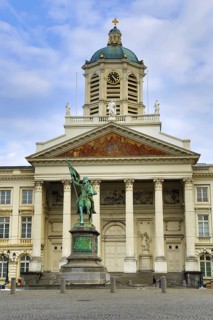 The church of Saint-Jacques-sur-Coudenberg at Place Royale