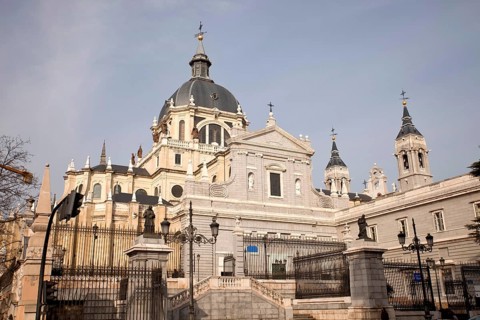 Almudena Cathedral or Catedral de Santa María la Real de la Almudena de Madrid