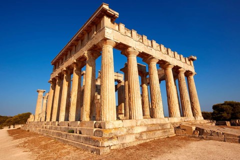The Greek Doric Temple of Aphaia