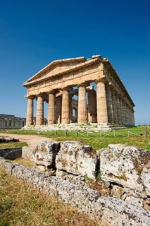 The ancient Doric Greek Temple of Hera