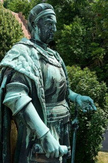 Bronze statue of Ludwig the Rich