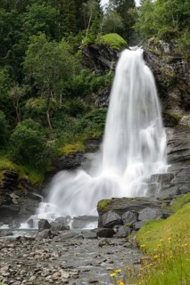 Steindalsfossen Waterfall