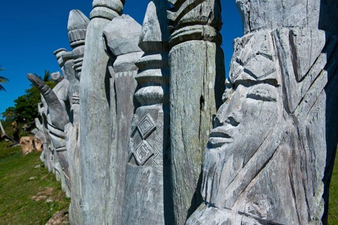 Traditional wood carving