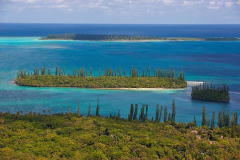 Overlooking the Ile des Pins