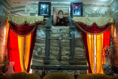 Inside the Syrian-Orthodox Mar Mattai monastery
