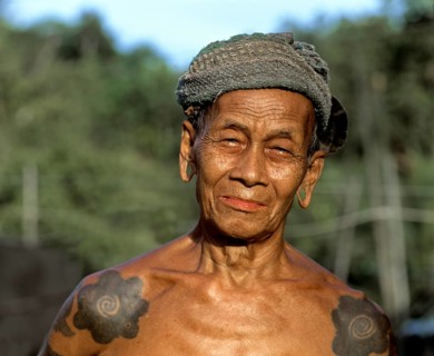 Man of the ethnic group of the Iban