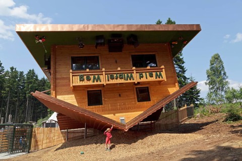 Upside down house