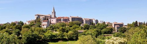 View towards the town of Bale