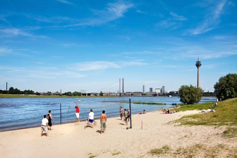 Rhine beach
