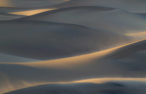 Mesquite Flat Sand Dunes on a windy morning
