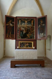 Cranach altar in the Merseburg royal chapel