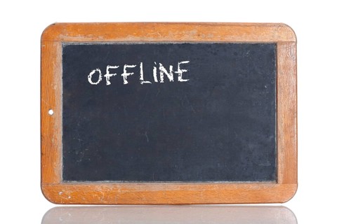 Old chalkboard