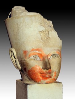 Fragment of an Osiris statue at Hatshepsut's Temple