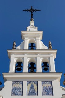 Belfry of the pilgrim church Hermitage of El Rocio