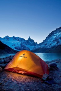 Tent at Lago Torre