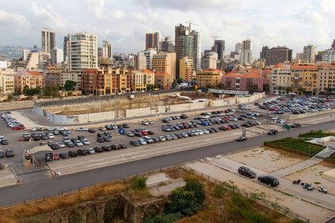 Buildings in the Achrafieh district